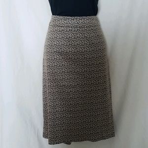 Leopard Print Pencil Skirt